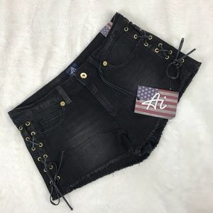Authentic Icon Side Lace Up Shorts